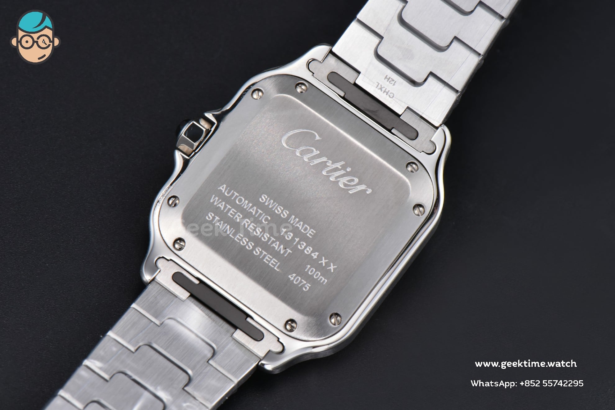 Santos Cartier Medium 35mm BVF YG/SS White Dial YG/SS Bracelet MIYOTA 9039 - Image 22