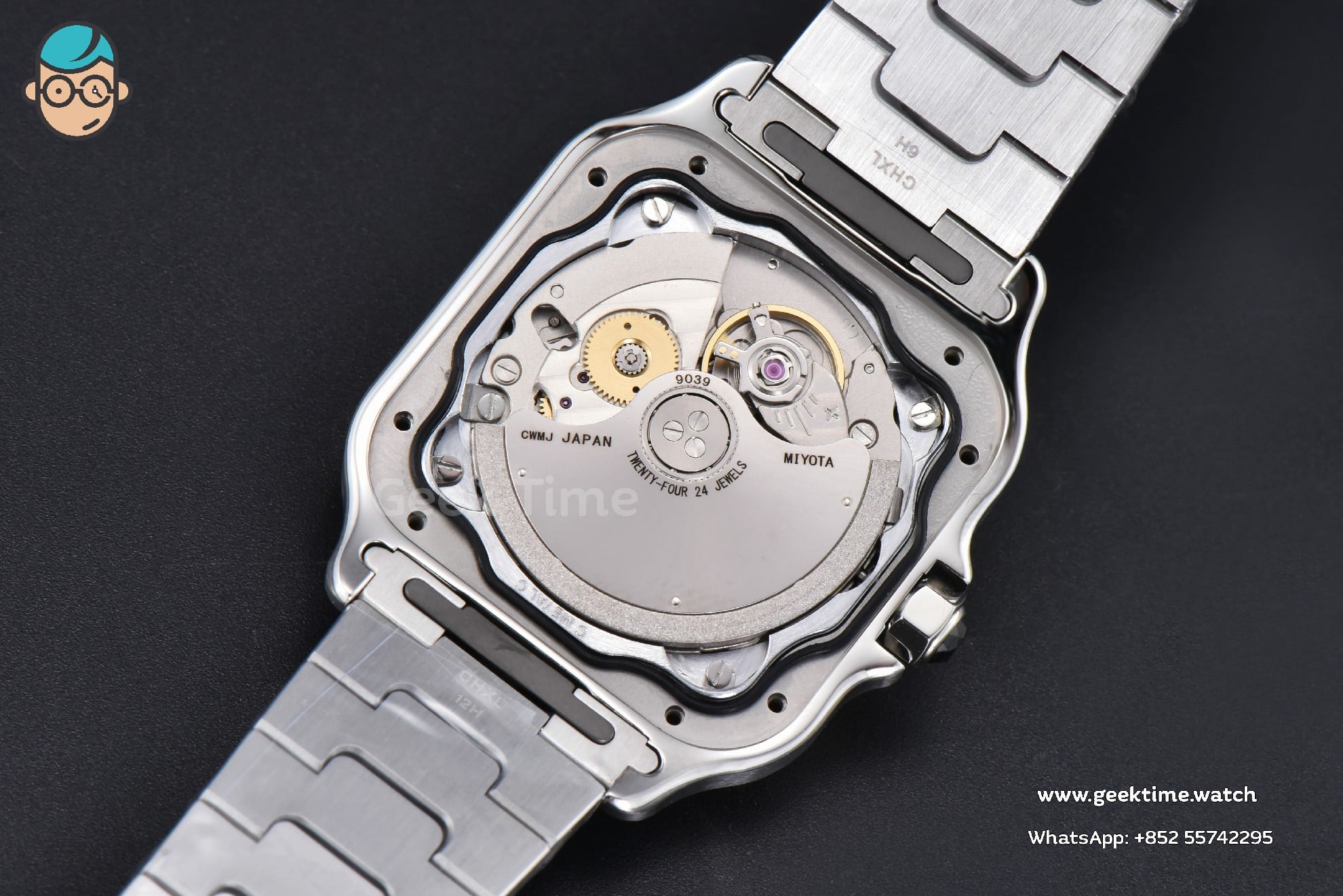 Santos Cartier Medium 35mm BVF YG/SS White Dial YG/SS Bracelet MIYOTA 9039 - Image 25