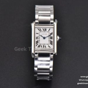 Tank Must Small 29mm K11F White Dial SS Bracelet Ronda Quartz