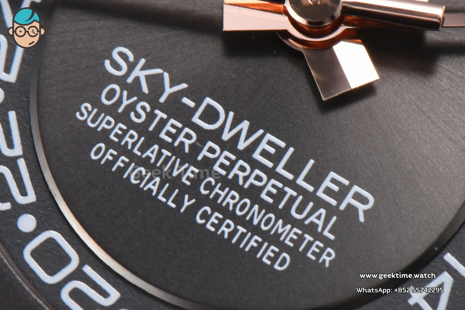 Sky-Dweller 336935 42mm ZF RG Case Grey Dial Rubber Oysterflex Strap (Tungsten) - Image 8