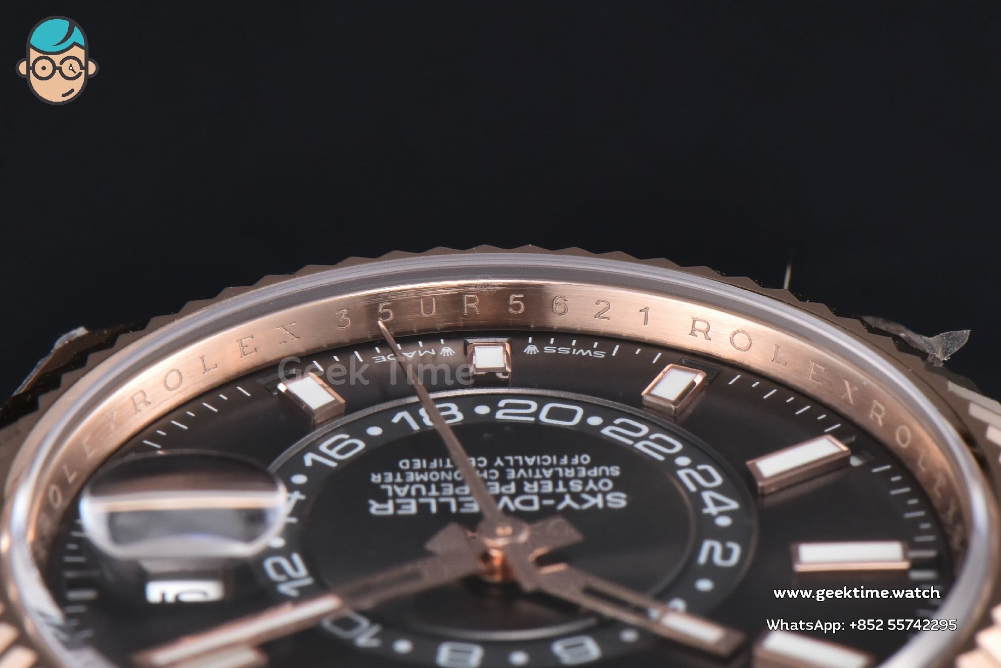 Sky-Dweller 336935 42mm ZF RG Case Grey Dial Rubber Oysterflex Strap (Tungsten) - Image 12