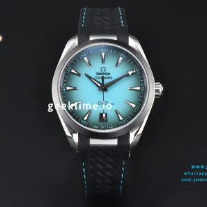 Aqua Terra 150M VSF with turquoise dial, PVD bezel and black rubber strap