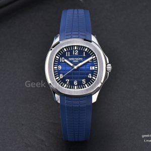Aquanaut 5168 42mm ZF Blue Dial Blue Rubber Strap A324