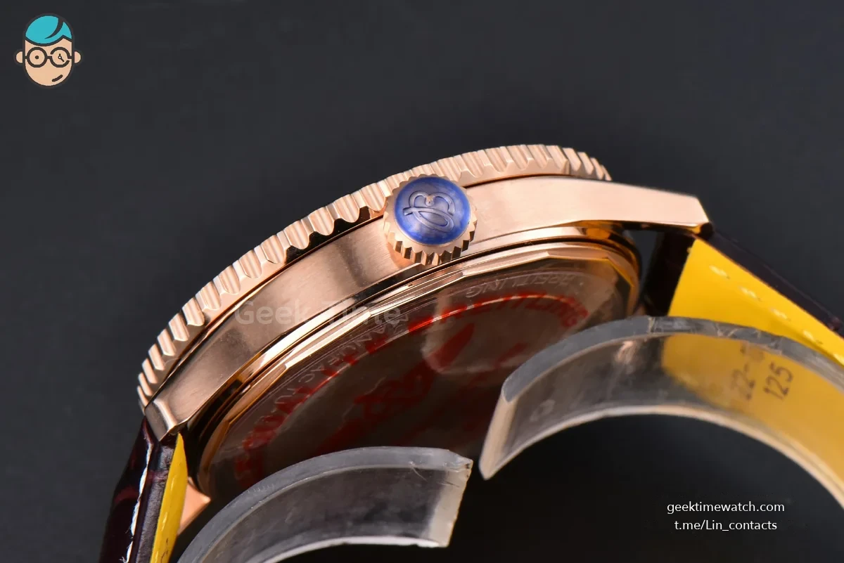 BLNavitimer Automatic 41mm RG BLSF Silver Dial on Brown Leather Strap A2824