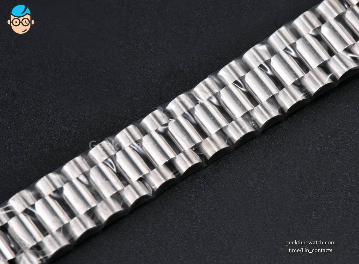 DateJust 31MM 904L GMF Diamond Bezel Red Dial Diamond Marker SS President Bracelet A2824
