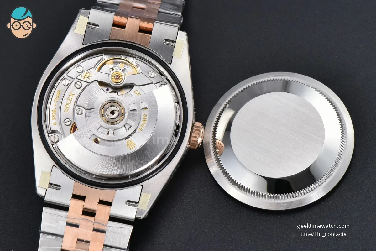 DateJust 36mm 126331 RG/SS VSF Sliver Palm Dial RG/SS Jubilee Bracelet VS3235