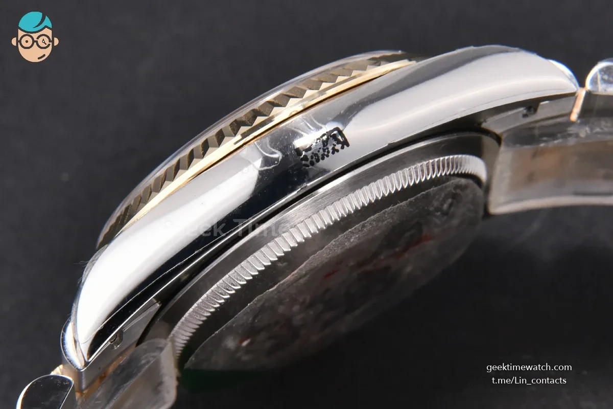 DateJust 36MM 904L YG/SS GMF Fluted Bezel White Dial Diamond Marker Jubilee Bracelet VR3235