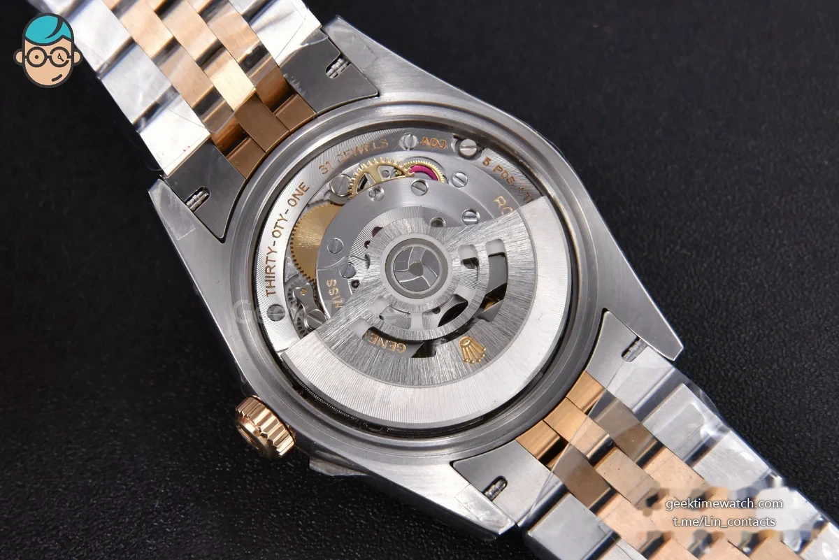 DateJust 36MM 904L YG/SS GMF Fluted Bezel White Dial Diamond Marker Jubilee Bracelet VR3235