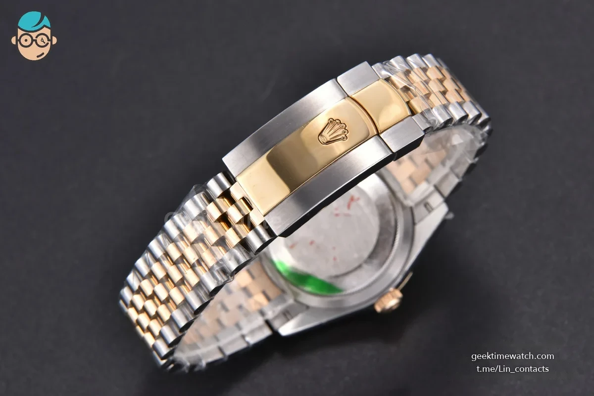DateJust 36MM 904L YG/SS GMF Fluted Bezel White Dial Diamond Marker Jubilee Bracelet VR3235