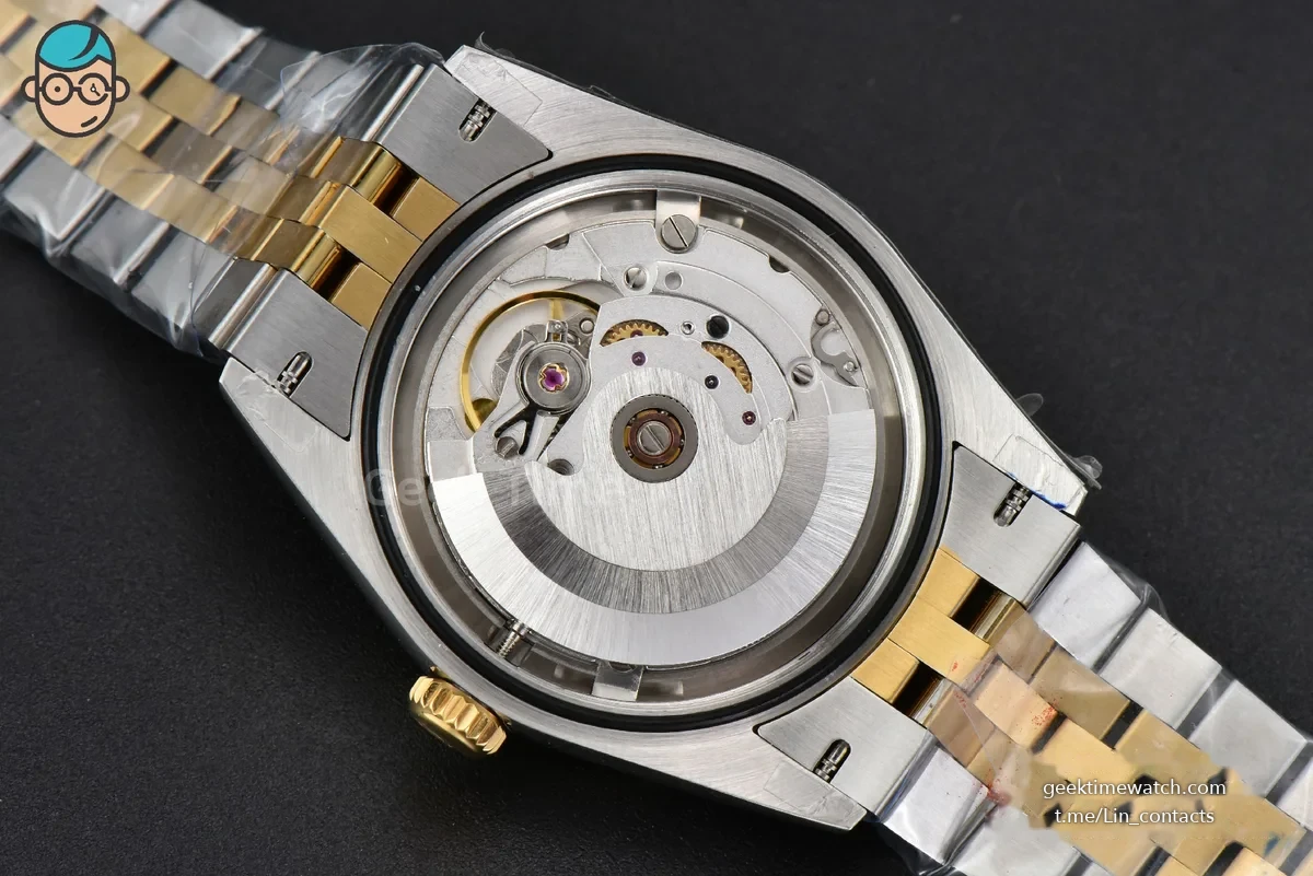 DateJust 36MM YG/SS BPF Smooth YG Plam Dial Jubilee Bracelet A2824
