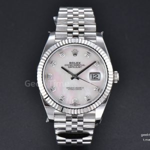 DateJust 41MM 126334 904L CF MOP Dial Diamond Marker Jubilee Bracelet VR3235