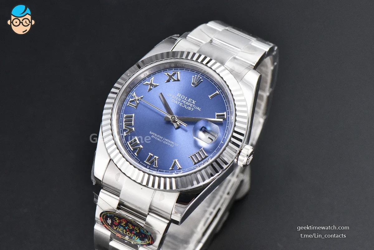 DateJust 41MM 126334 VF Blue Dial Oyster Bracelet DD3235