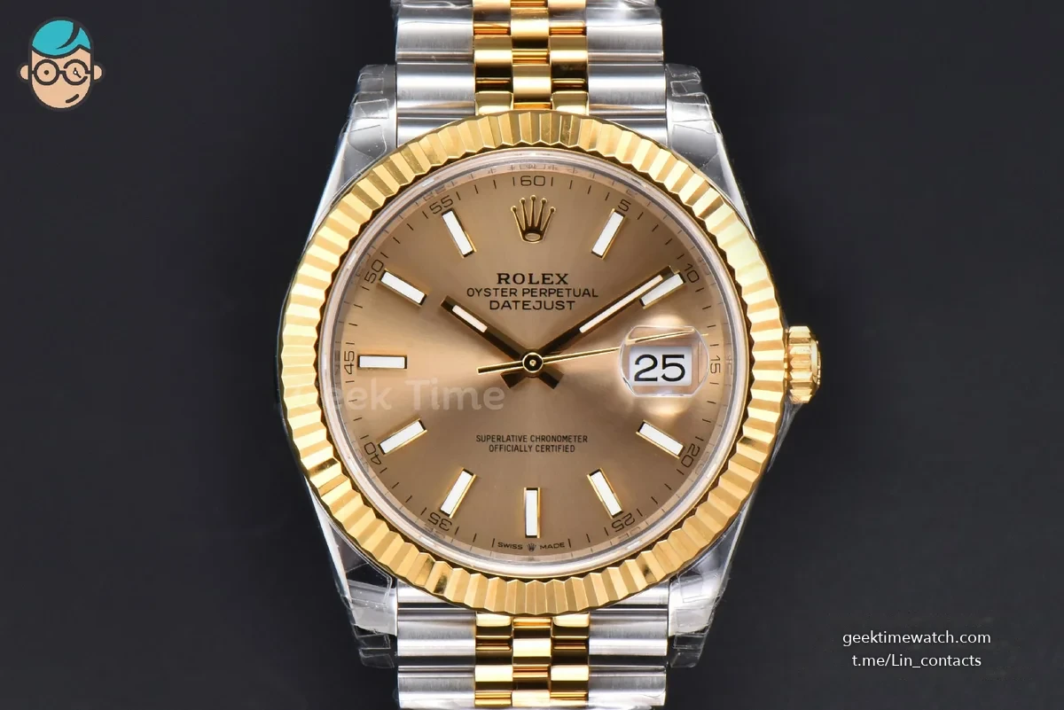 DateJust 41MM YG/SS VSF YG Dial Lume Marker Jubilee VS3235