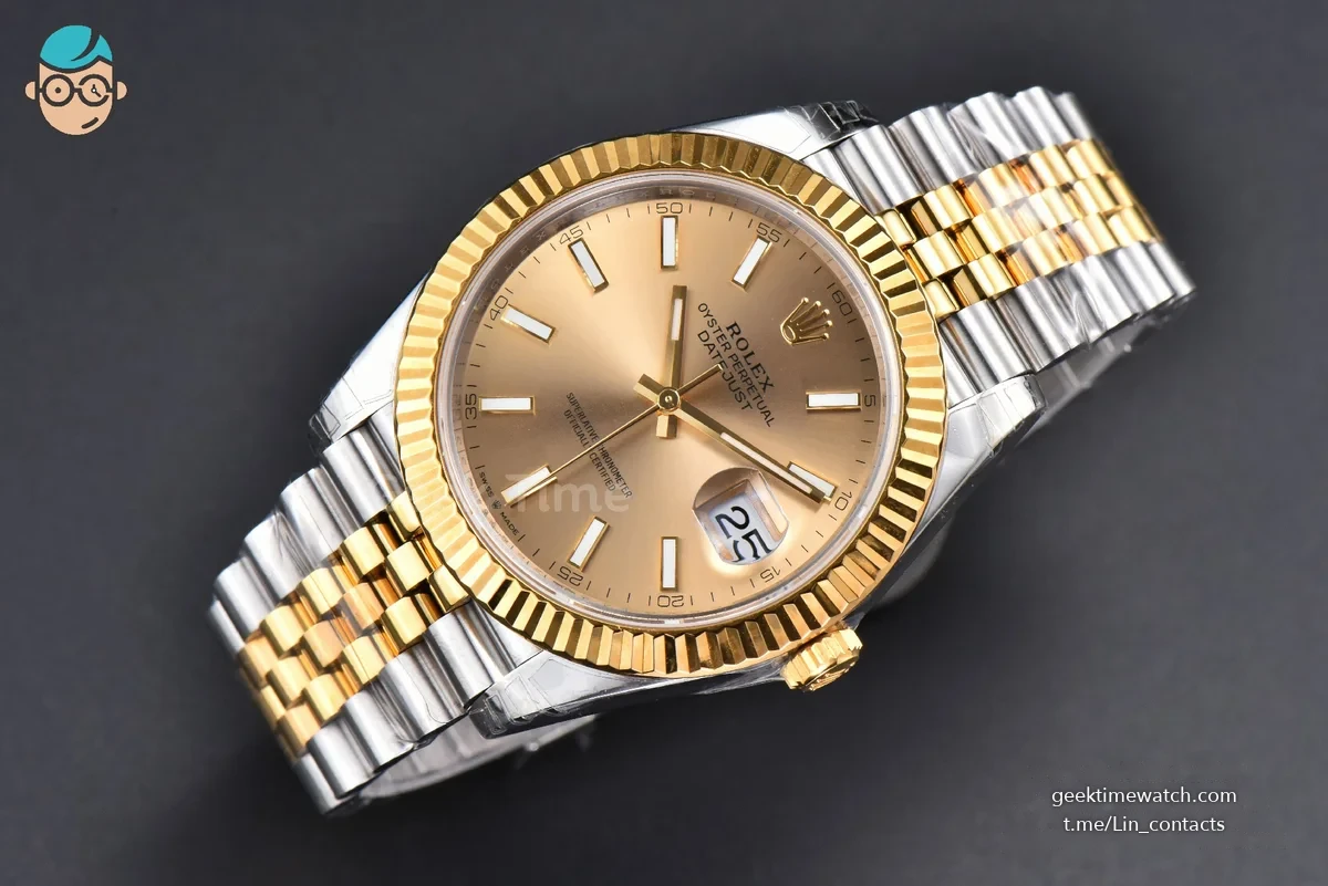 DateJust 41MM YG/SS VSF YG Dial Lume Marker Jubilee VS3235