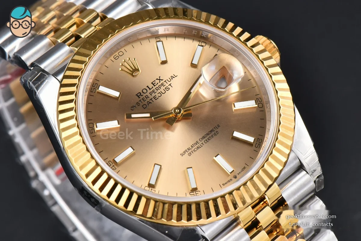 DateJust 41MM YG/SS VSF YG Dial Lume Marker Jubilee VS3235