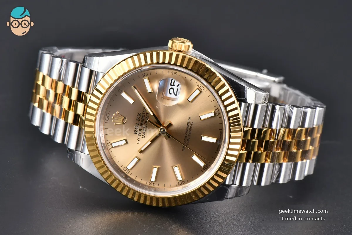 DateJust 41MM YG/SS VSF YG Dial Lume Marker Jubilee VS3235