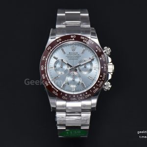 Daytona 116506 SS APSF Ice Blue Dial Ceramic Bezel Diamond Marker SS Bracelet SH4130