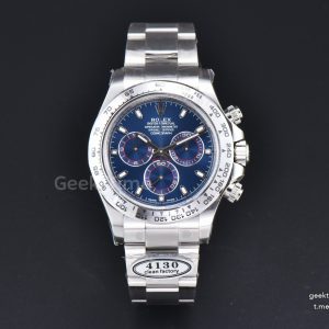 Daytona 116509 Clean Blue Stick Dial SS Bracelet SA4130 V2