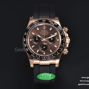 Daytona 116515 RG APSF Brown Dial Ceramic Bezel Oysterflex Strap Tungsten Version SH4130