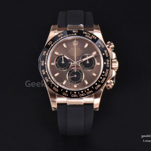 Daytona 116515 RG ZF Brown Black Subdial Oysterflex Strap SH4130
