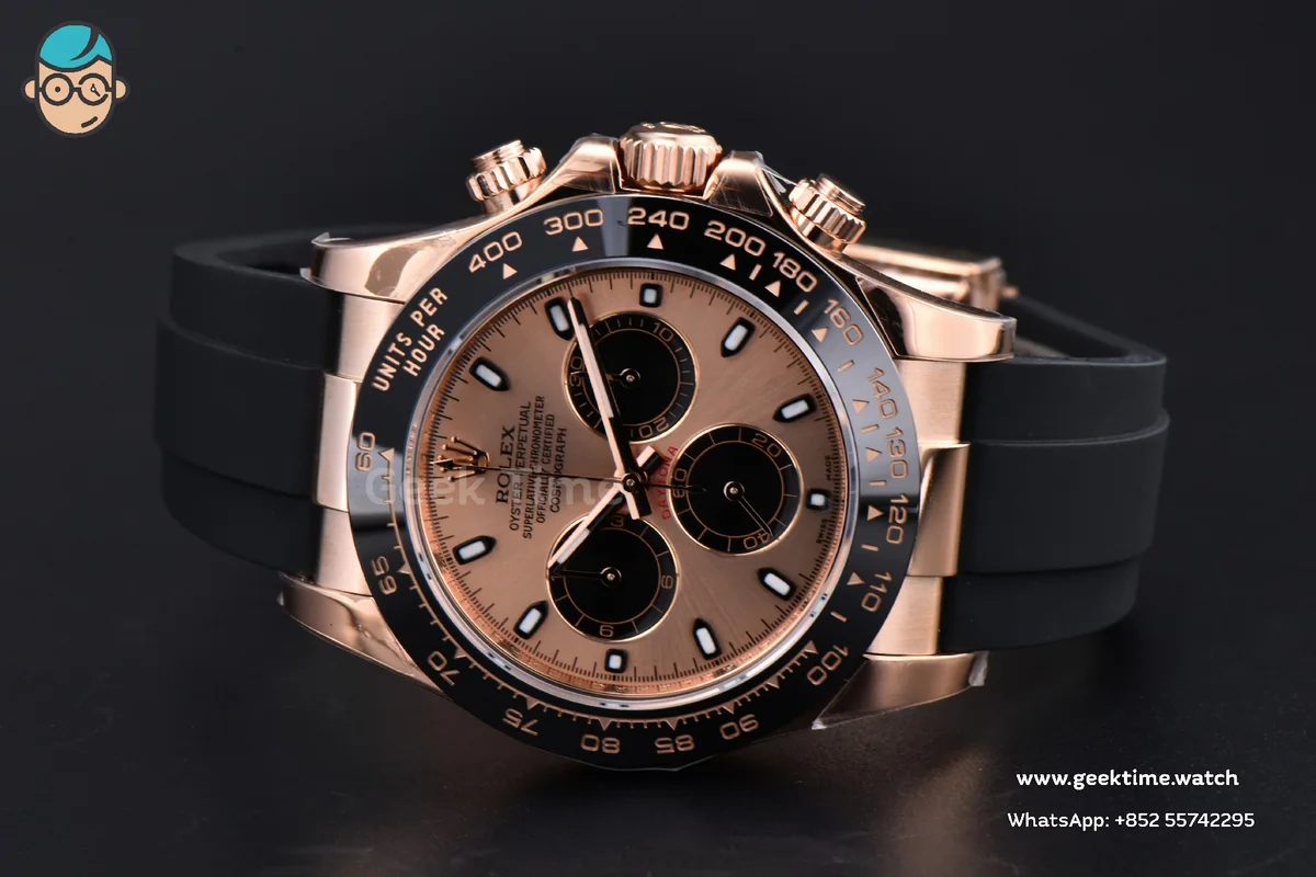 Daytona 116515 RG ZF RG Black Subdial Oysterflex Strap SH4130