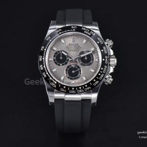 Daytona 116519 904L 40mm VSF Gray Black Subdial Oysterflex Strap DD4130
