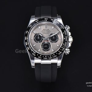 Daytona 116519 SS ZF Gray Black Subdial Oysterflex Strap SH4130