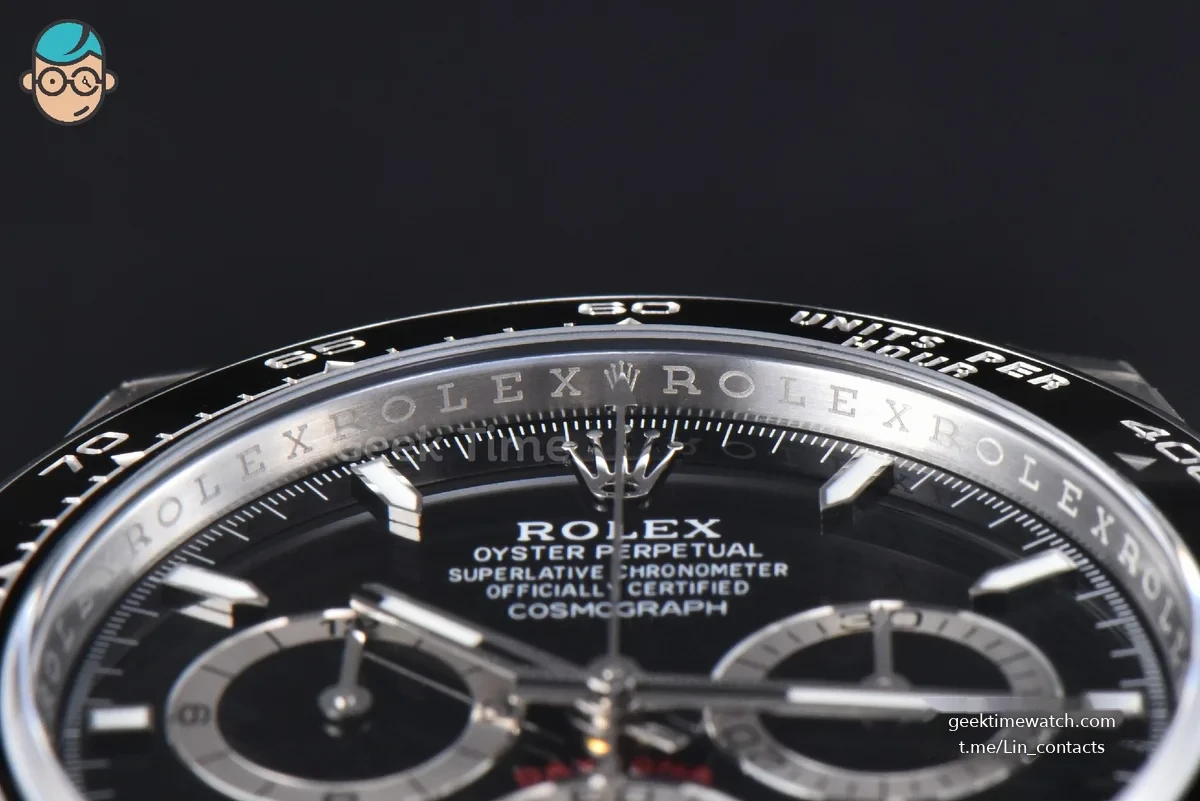 Daytona 126500 APSF 904L Steel Black Dial on SS Braclet SH4131