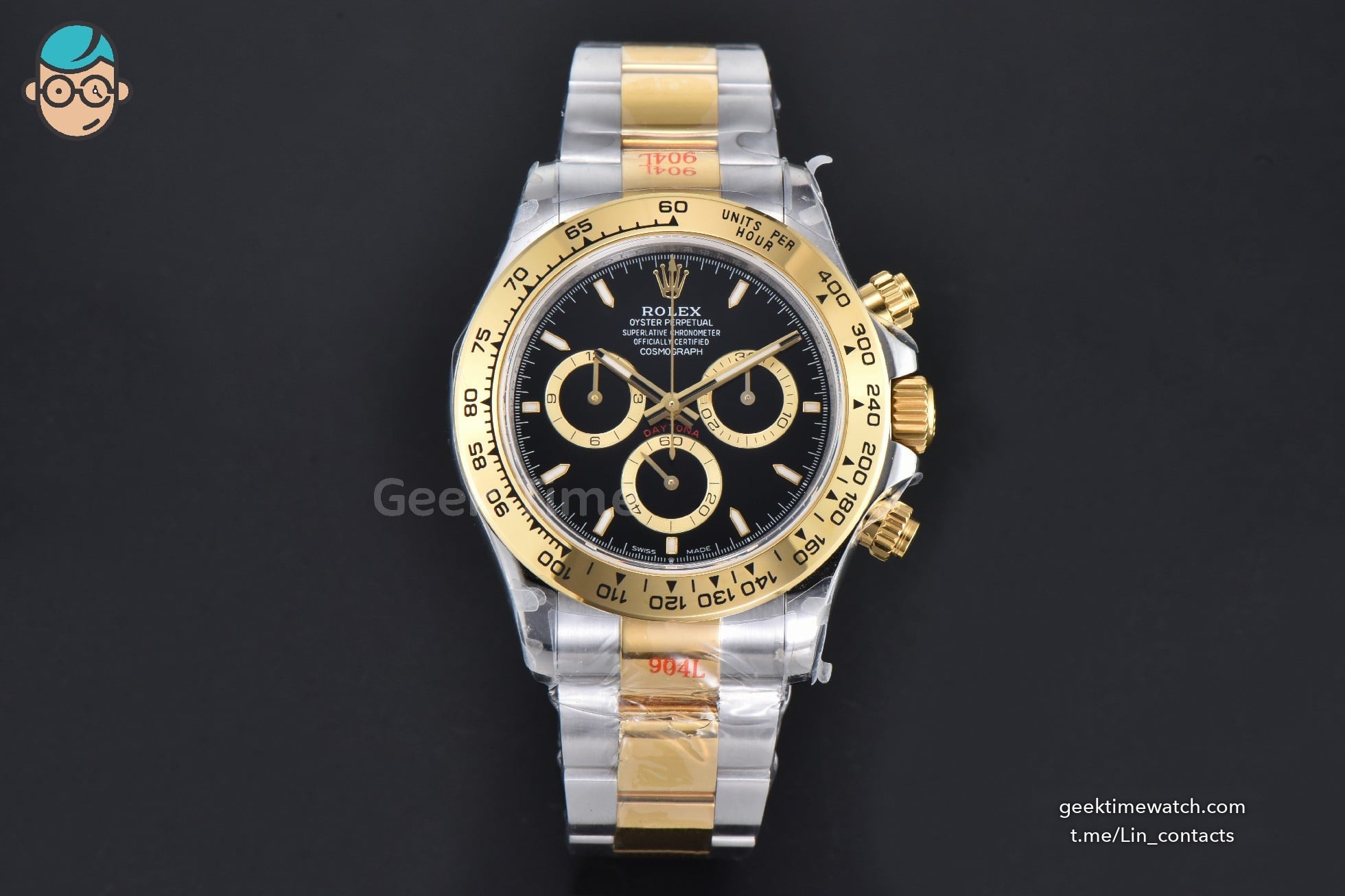 Daytona 126503 40mm 904L YG/SS BPF Black Dial YG/SS Bracelet SH4131