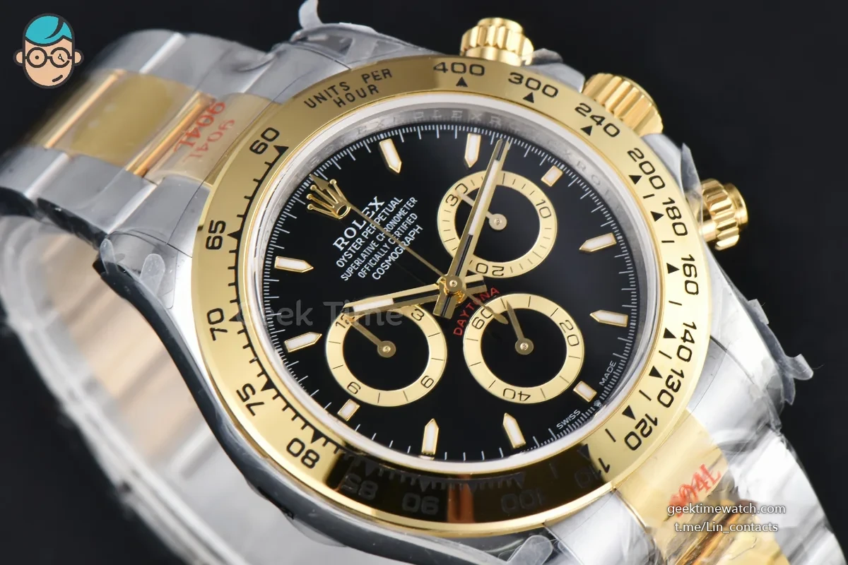 Daytona 126503 40mm 904L YG/SS BPF Black Dial YG/SS Bracelet SH4131