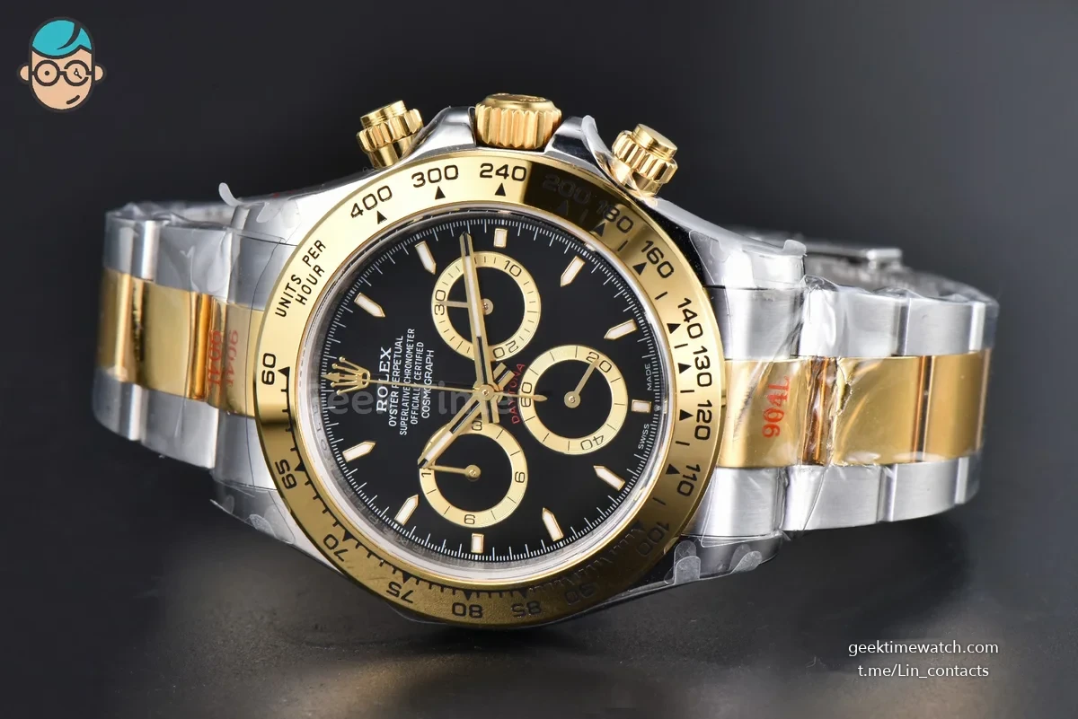 Daytona 126503 40mm 904L YG/SS BPF Black Dial YG/SS Bracelet SH4131