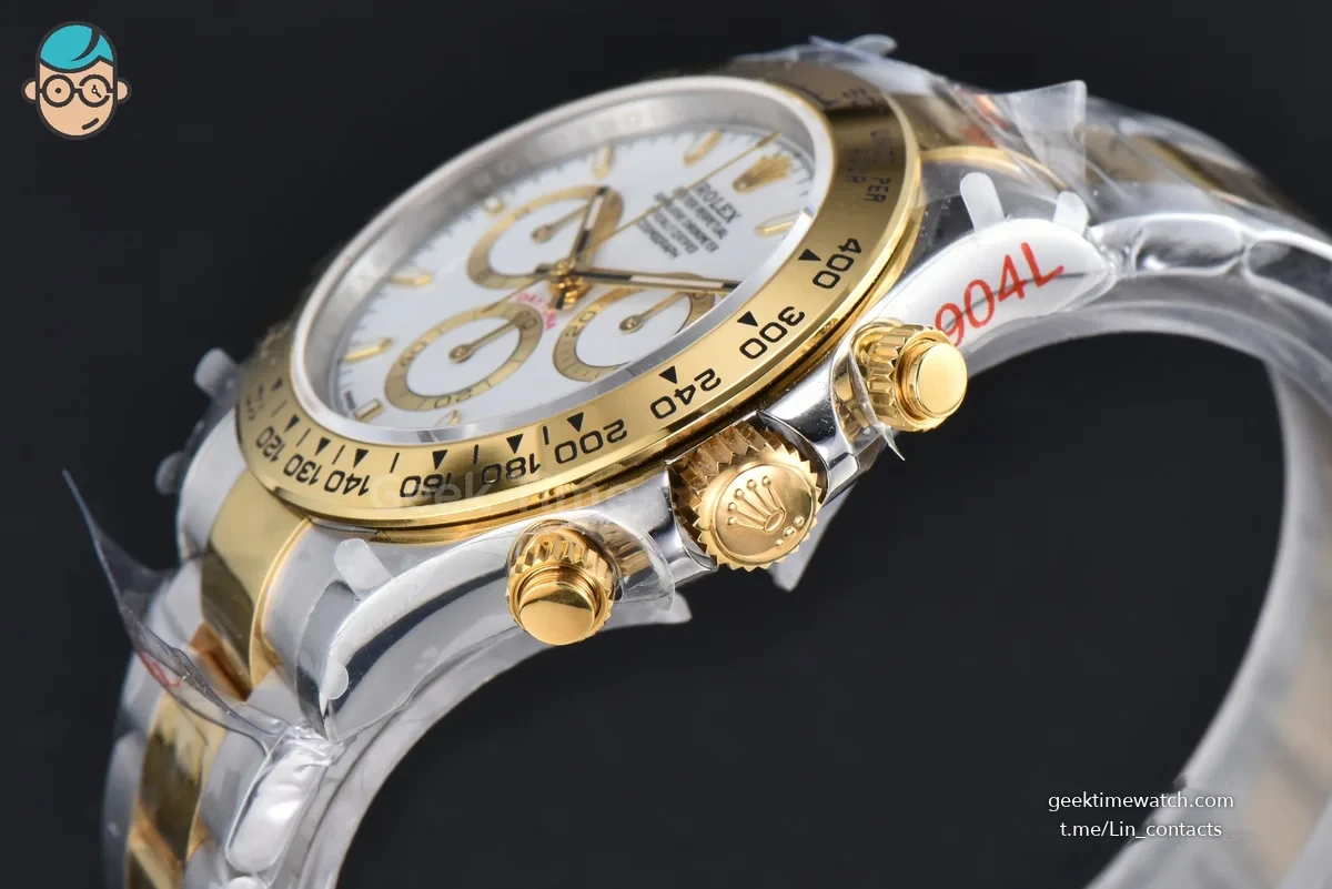 Daytona 126503 40mm 904L YG/SS BPF White Dial YG/SS Bracelet SH4131