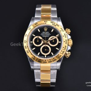 Daytona 126503 40mm YG/SS VSF Black Dial Lume Marker YG/SS Bracelet DD4131 Weighted 164g (V3 $948)