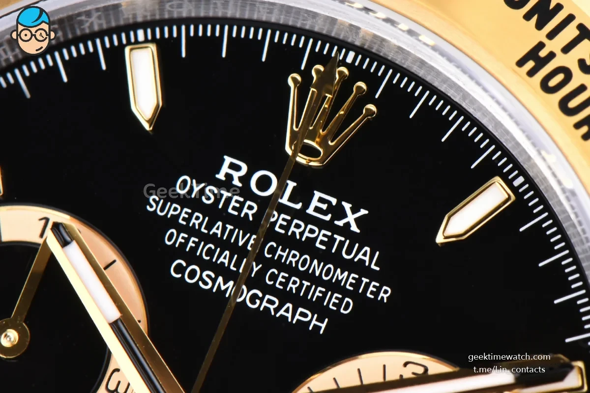 Daytona 126503 40mm YG/SS VSF Black Dial Lume Marker YG/SS Bracelet DD4131 Weighted 164g (V3 $948)