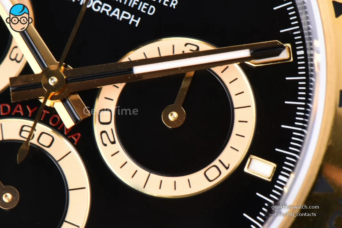 Daytona 126503 40mm YG/SS VSF Black Dial Lume Marker YG/SS Bracelet DD4131 Weighted 164g (V3 $948)