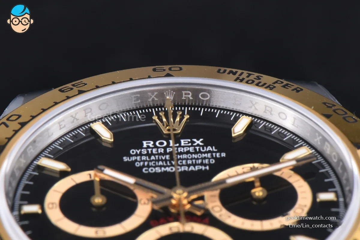 Daytona 126503 40mm YG/SS VSF Black Dial Lume Marker YG/SS Bracelet DD4131 Weighted 164g (V3 $948)