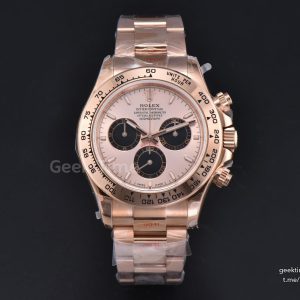Daytona 126505 40mm 904L RG BPF RG Dial Black Subdial RG Bracelet SH4131
