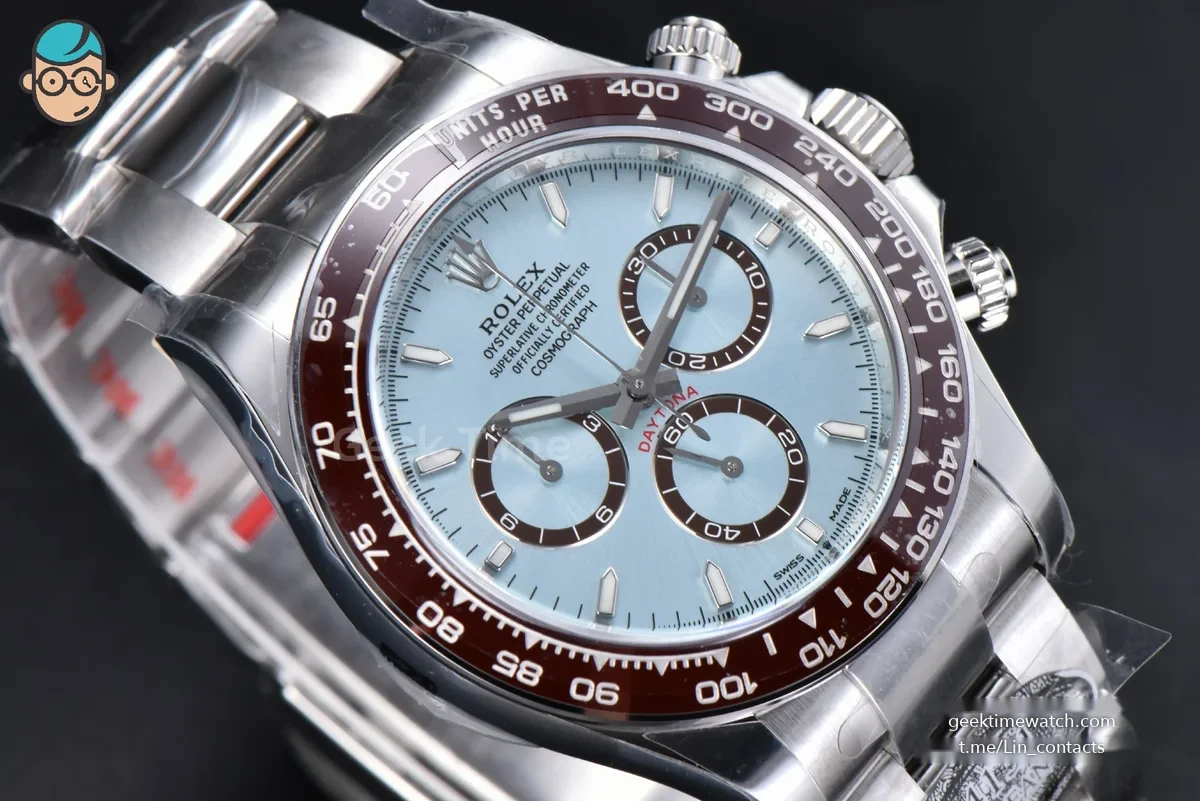 Daytona 126506 40mm Clean Ice Blue Dial Lume Markers SS Bracelet DD4131