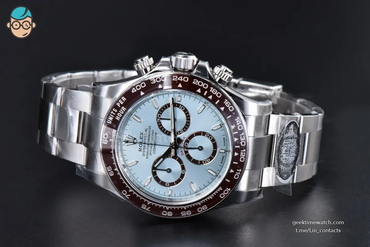 Daytona 126506 40mm Clean Ice Blue Dial Lume Markers SS Bracelet DD4131