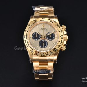 Daytona 126508 YG 40mm Clean YG Black Subdial YG Bracelet DD4131