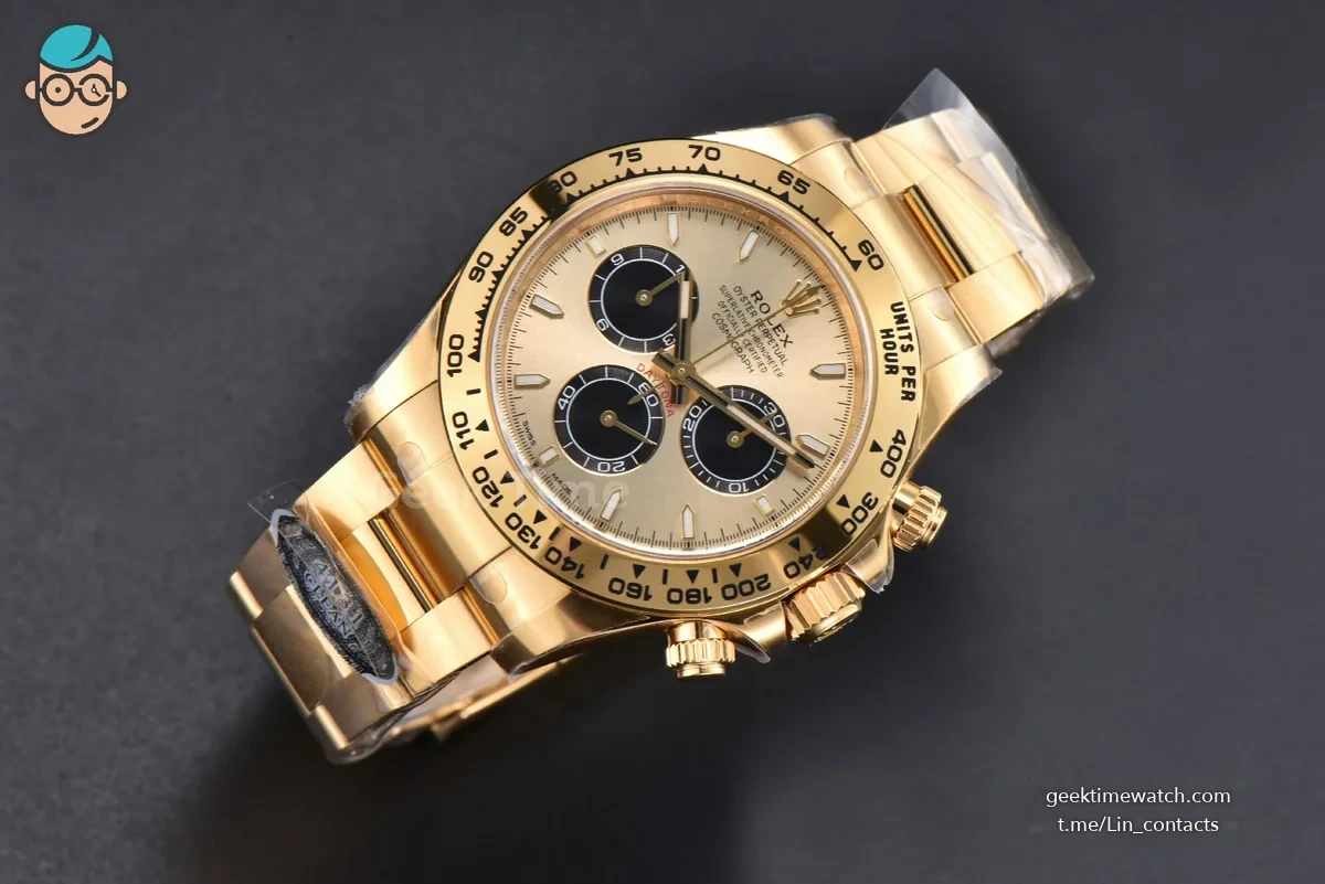 Daytona 126508 YG 40mm Clean YG Black Subdial YG Bracelet DD4131