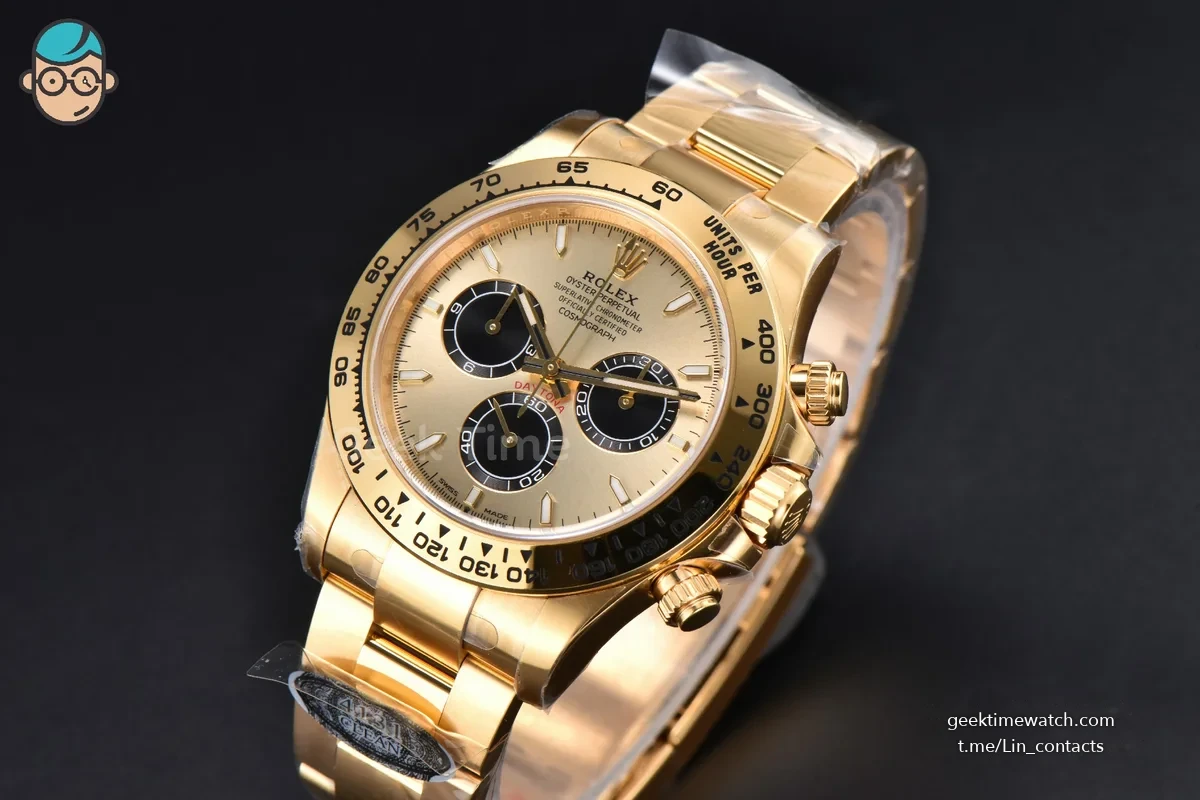 Daytona 126508 YG 40mm Clean YG Black Subdial YG Bracelet DD4131