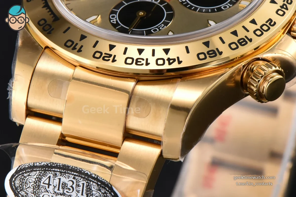 Daytona 126508 YG 40mm Clean YG Black Subdial YG Bracelet DD4131