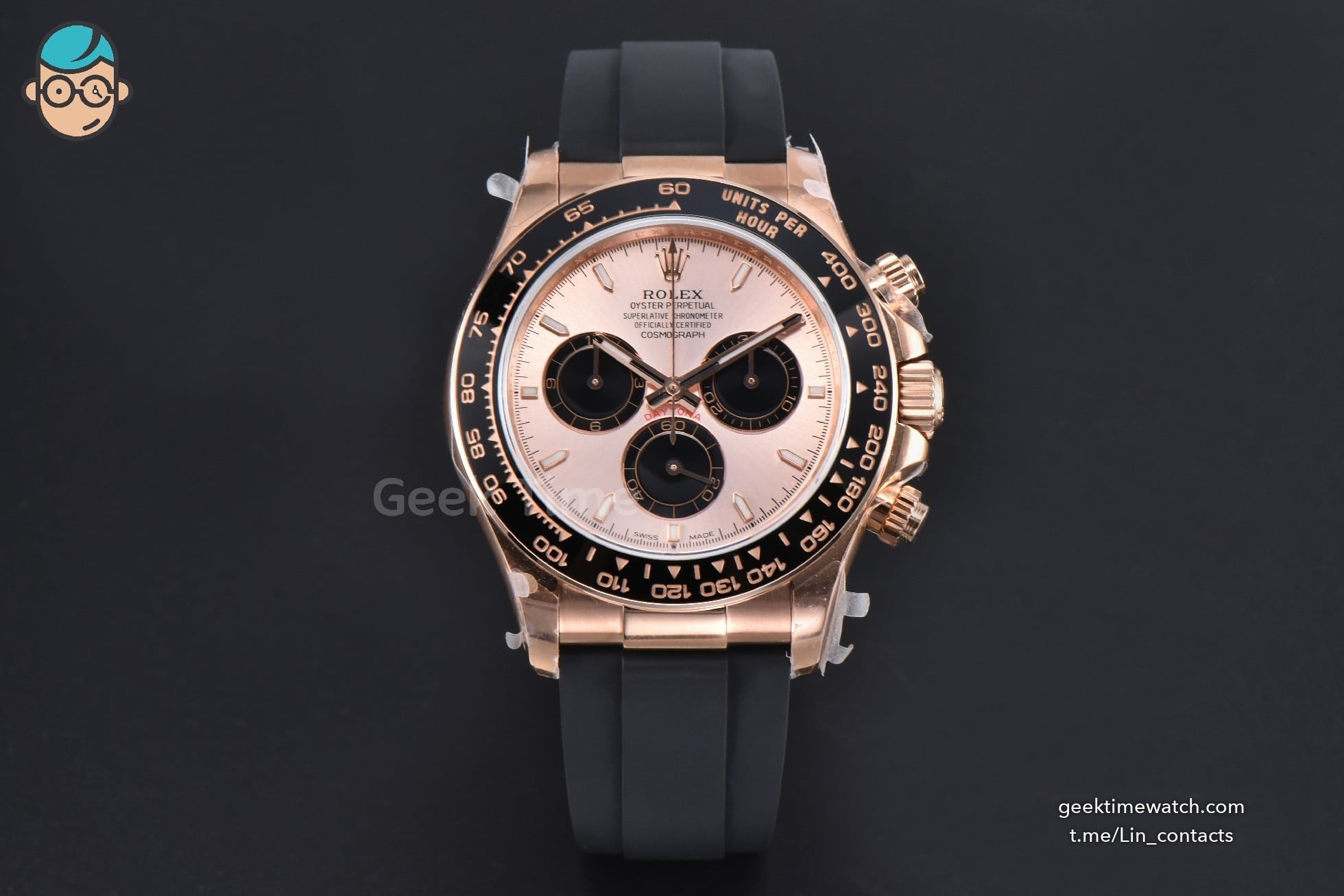 Daytona 126515 40mm BPF RG Black Bezel Black Subdial Black Oysterflex Strap SH4131