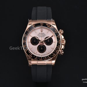 Daytona 126515 40mm UFO RG Black Bezel Black Subdial Black Oysterflex Strap UF4131(Free Sprung)