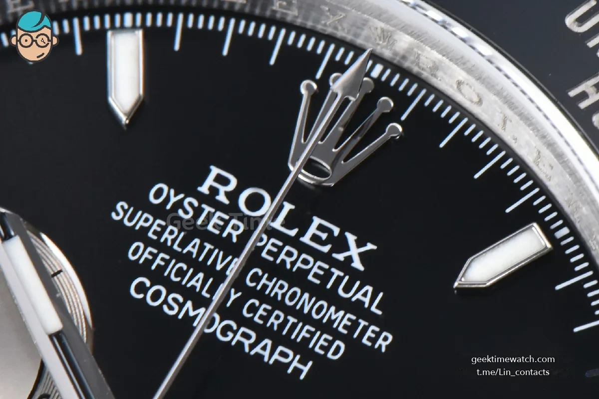 Daytona 126519 40mm SS BPF Black Dial Sliver Subdial Black Oysterflex Strap SH4131