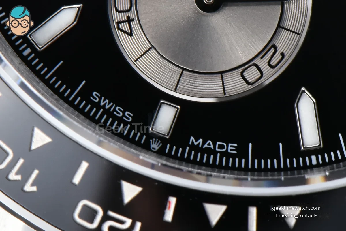 Daytona 126519 40mm SS BPF Black Dial Sliver Subdial Black Oysterflex Strap SH4131