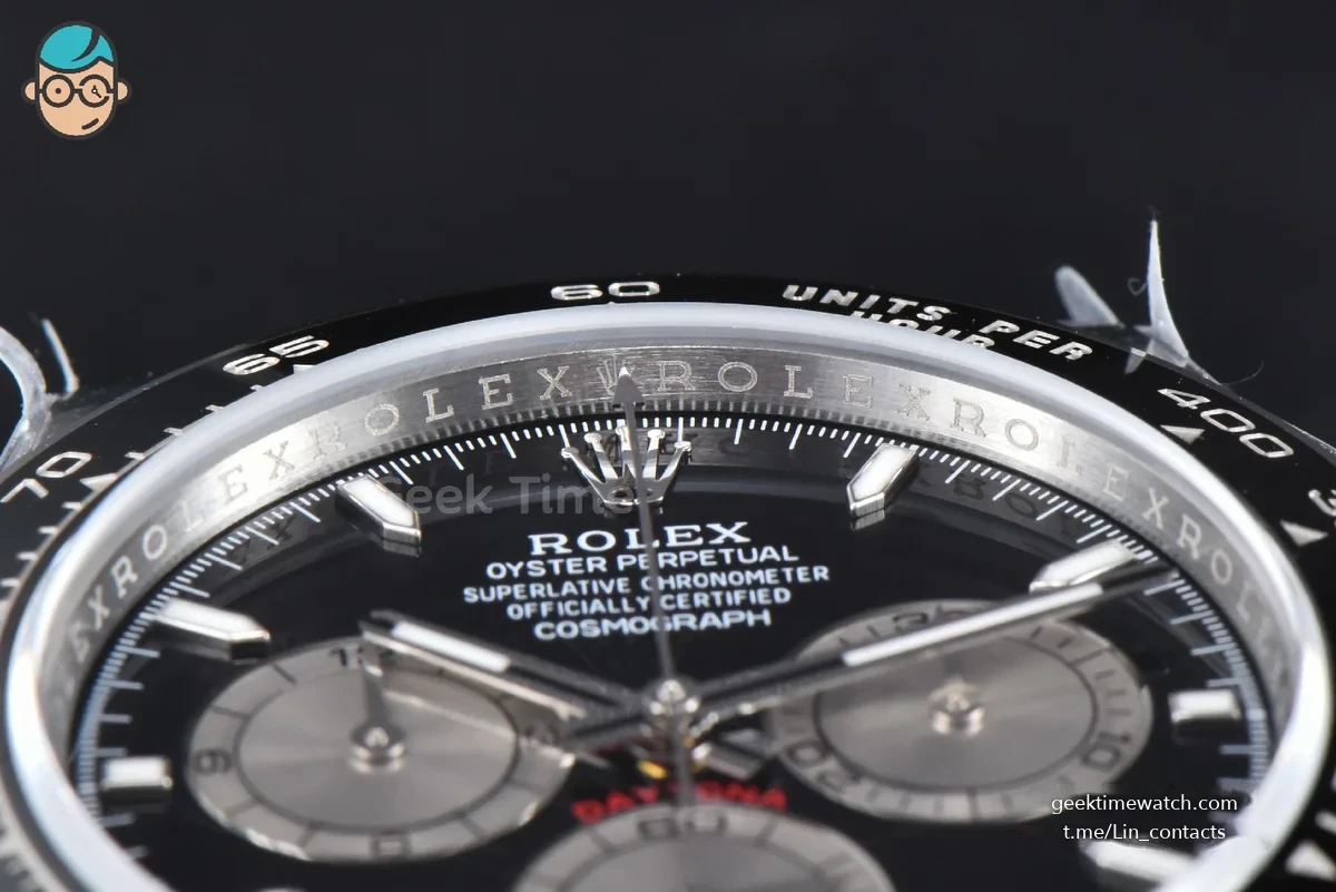 Daytona 126519 40mm SS BPF Black Dial Sliver Subdial Black Oysterflex Strap SH4131