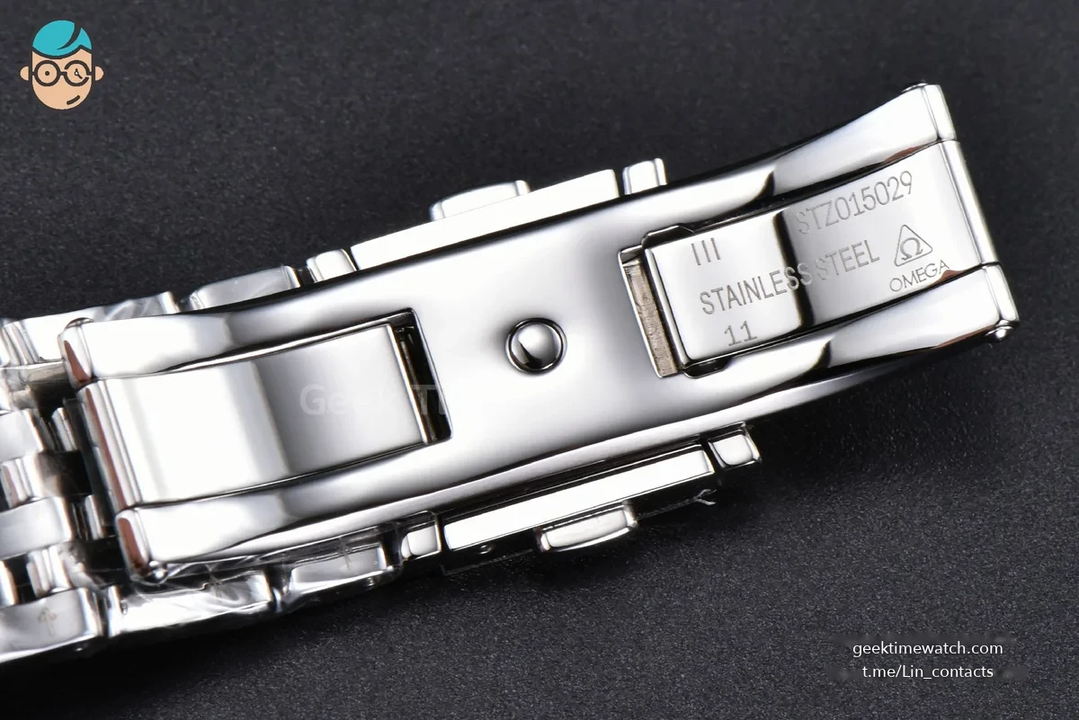 De Ville Ladies Prestige 34mm VSF Pink MOP Dial SS Bracelet A8800