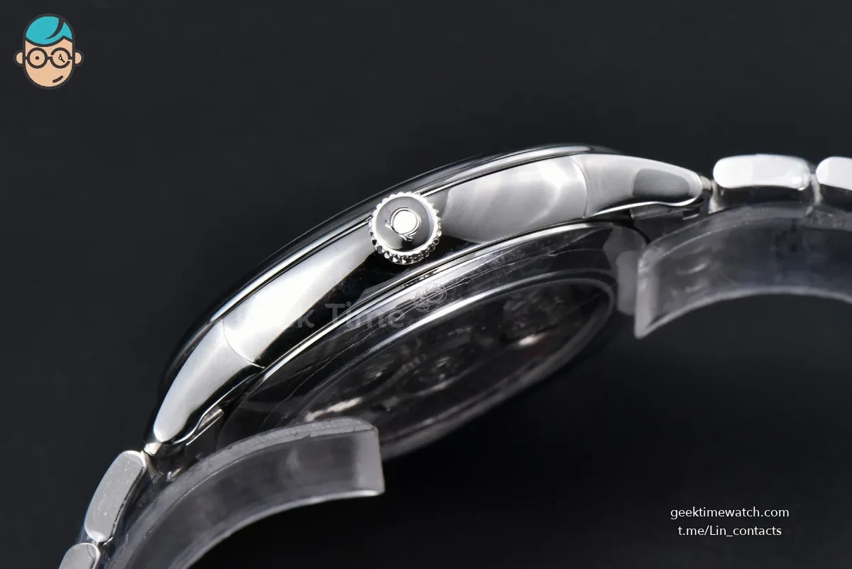 De Ville Prestige 40mm VSF Gray Dial YG Roma Marker SS Bracelet A8800